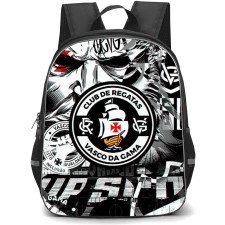 Club de Regatas Vasco da Gama Backpack School Bag StudentPack - Club de Regatas Vasco da Gama Logo with Black Effect