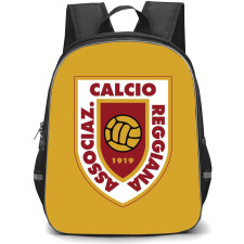 AC Reggiana 1919 Backpack School Bag StudentPack - Logo In Brown Background