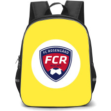 FC Rosengard Backpack School Bag StudentPack - FC Rosengard Logo On White Round Yellow Background Football Club