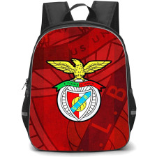 SL Benfica Backpack School Bag StudentPack - SL Benfica Logo On Red Background