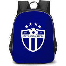 South Melbourne Football Club Backpack School Bag StudentPack - Logo In Blue Background