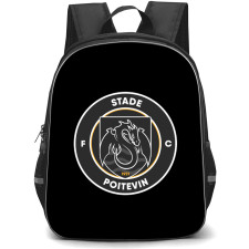 Stade Poitevin Football Club Backpack School Bag StudentPack - Large Logo Football Club