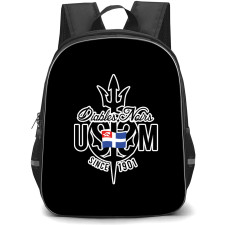 Union Sportive Saint Malo Backpack School Bag StudentPack - Large Logo Football Club