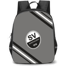 SV Sandhausen Football Club Backpack School Bag StudentPack - Large Logo With Stripe