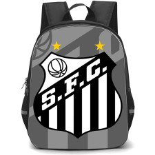 Santos Futebol Clube Backpack School Bag StudentPack - Santos Futebol Clube Logo with Blured Effect