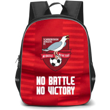 National League North Scarborough Athletic Backpack School Bag StudentPack - No Battle No Victory Logo Poster