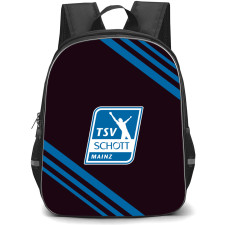 TSV Schott Mainz Football Club Backpack School Bag StudentPack - Large Logo With Stripe