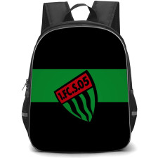 1. FC Schweinfurt 05 Backpack School Bag StudentPack - Logo In Green And Black Background Football Club