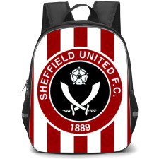 Sheffield United F.C. Backpack StudentPack - Sheffield United F.C. Logo On Red Stripe Background