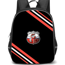 Sheppey United Football Club Backpack School Bag StudentPack - Sheppey United Football Club Large Logo With Stripe