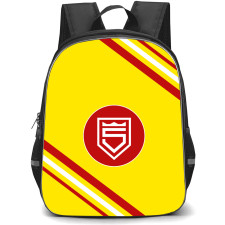 Siegen Football Club Backpack School Bag StudentPack - Large Logo With Stripe