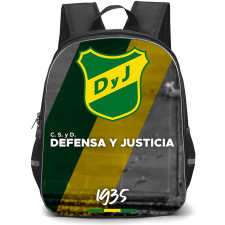 Club Social y Deportivo Defensa y Justicia Backpack School Bag StudentPack - Club Social y Deportivo Defensa y Justicia Stadium with Logo Diagonal Stripe