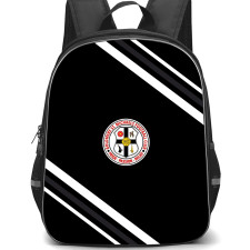 Boldmere St Michaels Football Club Backpack School Bag StudentPack - Boldmere St Michaels Football Club Large Logo With Stripe