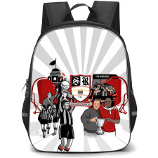 Stafford Rangers Football Club Backpack School Bag StudentPack - Stafford Rangers Football Club with Logo Victory Moment Comic Style Poster