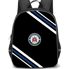 Stalybridge Celtic Football Club Backpack School Bag StudentPack - Stalybridge Celtic Football Club Large Logo With Stripe