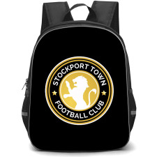 Stockport Town Backpack School Bag StudentPack - Large Logo Football Club