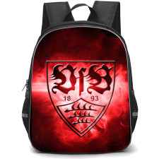 VFB Stuttgart II Backpack School Bag StudentPack - 3d Logo In Red Smoke Football Club