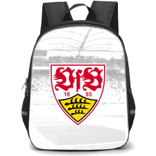 VFB Stuttgart II Backpack School Bag StudentPack - Logo Stadium In White Background Football Club