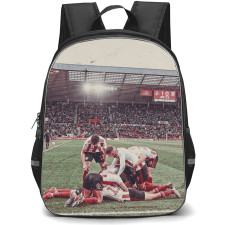 Sunderland AFC Backpack StudentPack - Sunderland AFC Characters Collage Stadium Background