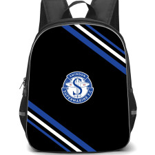 Swindon Supermarine Football Club Backpack School Bag StudentPack - Swindon Supermarine Football Club Large Logo With Stripe