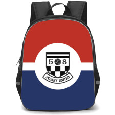 Sydney United 58 Backpack School Bag StudentPack - Logo In Red White And Blue Background