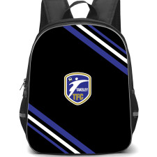 Takeley Football Club Backpack School Bag StudentPack - Takeley Football Club Large Logo With Stripe