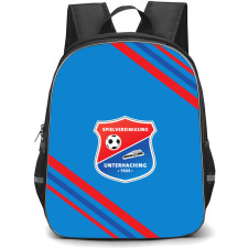 Unterhaching Football Club Backpack School Bag StudentPack - Large Logo With Stripe