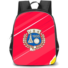Utsiktens BK Backpack School Bag StudentPack - Utsiktens BK Logo On Red Background Football Club