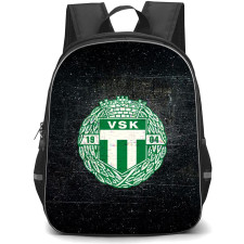 Vasteras SK Fotboll Backpack School Bag StudentPack - Vasteras SK Fotboll Logo On Black Background Football Club