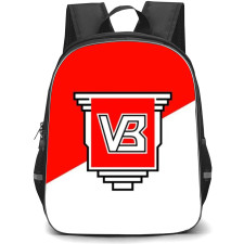 Vejle Boldklub Football Club Backpack School Bag StudentPack - Logo In Red And White Background