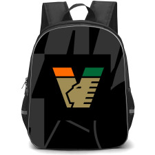 Venezia FC Backpack School Bag StudentPack - Logo In Black And Gray Abstract Background