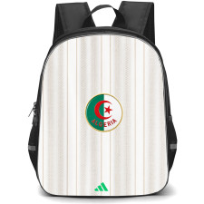 Fifa World Cup 2026 Algeria Backpack School Bag StudentPack - Fifa World Cup 2026 Algeria Home Flag Design Pattern