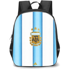 Fifa World Cup 2026 Argentina Backpack School Bag StudentPack - Fifa World Cup 2026 Argentina Home Flag Design Pattern
