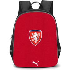 Fifa World Cup 2026 Czechia Backpack School Bag StudentPack - Fifa World Cup 2026 Czechia Home Flag Design Pattern