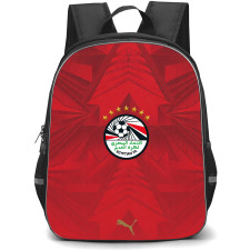 Fifa World Cup 2026 Egypt Backpack School Bag StudentPack - Fifa World Cup 2026 Egypt Home Flag Design Pattern