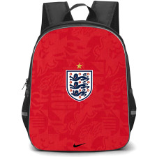 Fifa World Cup 2026 England Backpack School Bag StudentPack - Fifa World Cup 2026 England Away Flag Design Pattern