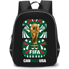 FIFA World Cup 2026 Mexico Backpack School Bag StudentPack - FIFA World Cup 2026 Mexico Host Nation Trophy Poster