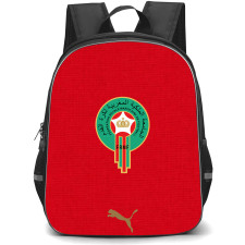 Fifa World Cup 2026 Morocco Backpack School Bag StudentPack - Fifa World Cup 2026 Morocco Home Flag Design Pattern