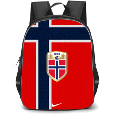 Fifa World Cup 2026 Norway Backpack School Bag StudentPack - Fifa World Cup 2026 Norway Home Flag Design Pattern