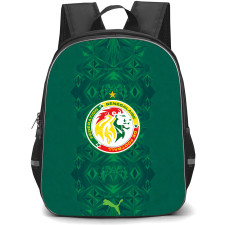Fifa World Cup 2026 Senegal Backpack School Bag StudentPack - Fifa World Cup 2026 Senegal Away Flag Design Pattern