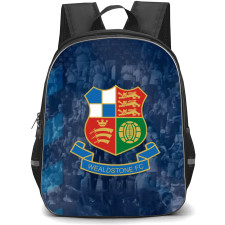 National League Wealdstone Backpack School Bag StudentPack - Large Logo In Crowd Blue Background