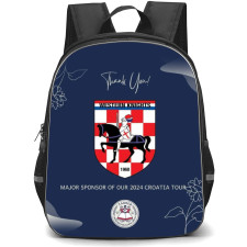 Western Knights Soccer Club Backpack School Bag StudentPack - Logo Sponsor Poster