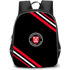 Winchester City Football Club Backpack School Bag StudentPack - Winchester City Football Club Large Logo With Stripe