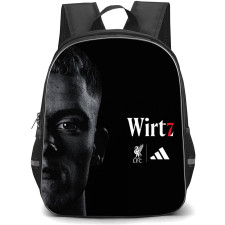 Florian Wirtz Backpack School Bag StudentPack - Half Face Grayscale Portrait