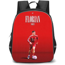 Florian Wirtz Backpack School Bag StudentPack - Running Ball Red Portrait Poster