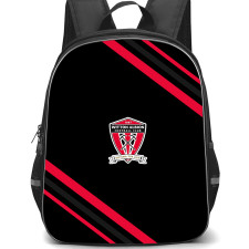 Witton Albion Football Club Backpack School Bag StudentPack - Witton Albion Football Club Large Logo With Stripe
