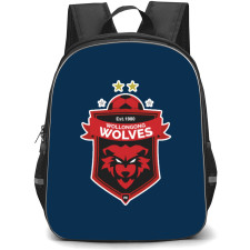 Wollongong Wolves Football Club Backpack School Bag StudentPack - Large Logo