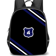 Wroxham Football Club Backpack School Bag StudentPack - Wroxham Football Club Large Logo With Stripe
