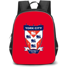 National League York City Backpack School Bag StudentPack - Large Logo In Red Background