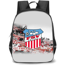 Zwickau Football Club Backpack School Bag StudentPack - Logo Fans Cheering Background